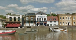 The Blue Anchor and The Rutland Arms  pic Google from the river